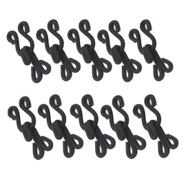 tooloflife 10Pcs Fabric Covered Hook and Eye Closures Fasteners Sewing Closure for Fur Coat Jacket