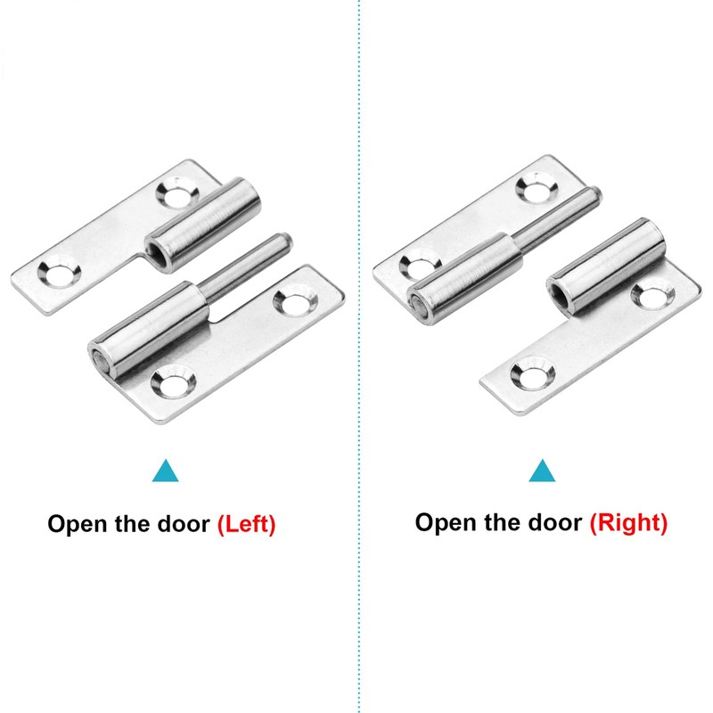 MOUNTAIN_ARK 12 Pack H Shaped Lift Off Hinges for Cabinet