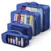 LUGG Lightweight Packing Cubes Set – Durable Polyester Travel Organizers,