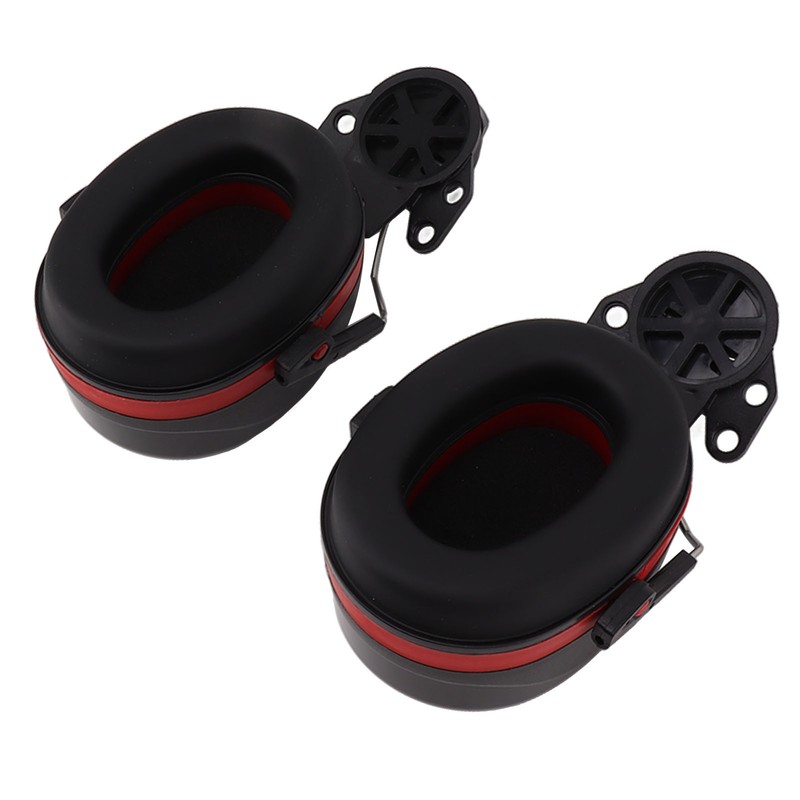 Hard Hat Earmuffs Noise Blocking Hearing Protection Adjustable Helmet Ear
