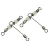 PATIKIL 3-Way Swivel 97lb 25 Pack Cross Line T-Turn Rolling