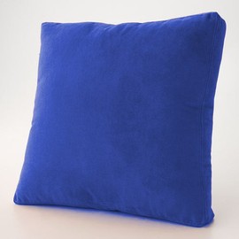 MoonRest - Faux Suede Microfiber Decorative Pillow (16"x16", Royal Blue)