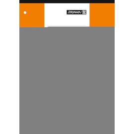 Brunnen 1042941 Kieser Pad Ruling 1 (A4, 50 Pages, punched, 80 g/m², Class 1), White