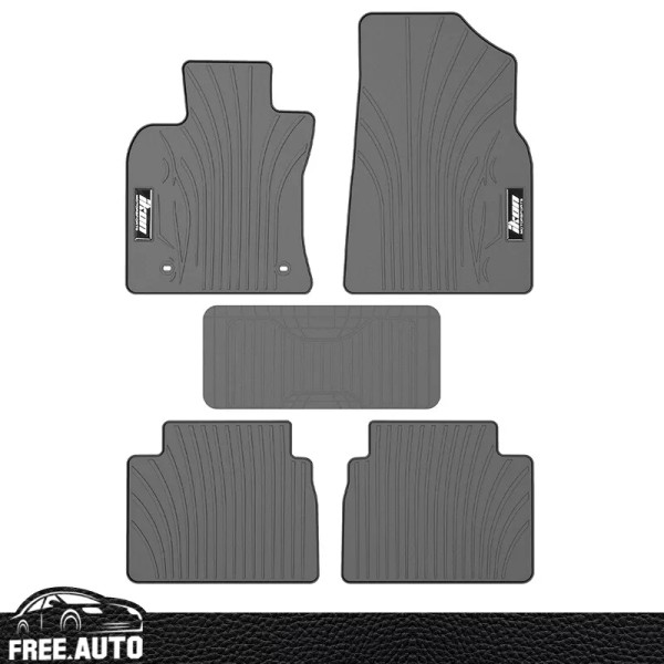 FREE-AUTO802 Floor Mats Liner Fits 18-24 Toyota Camry Latex Car