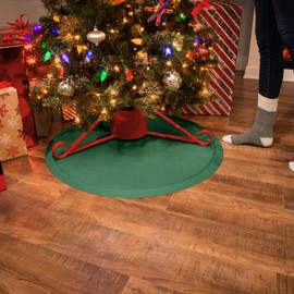 WeatherTech Christmas Tree Mat - Heavy-Duty Christmas Tree Mat Floor Protector (Green)