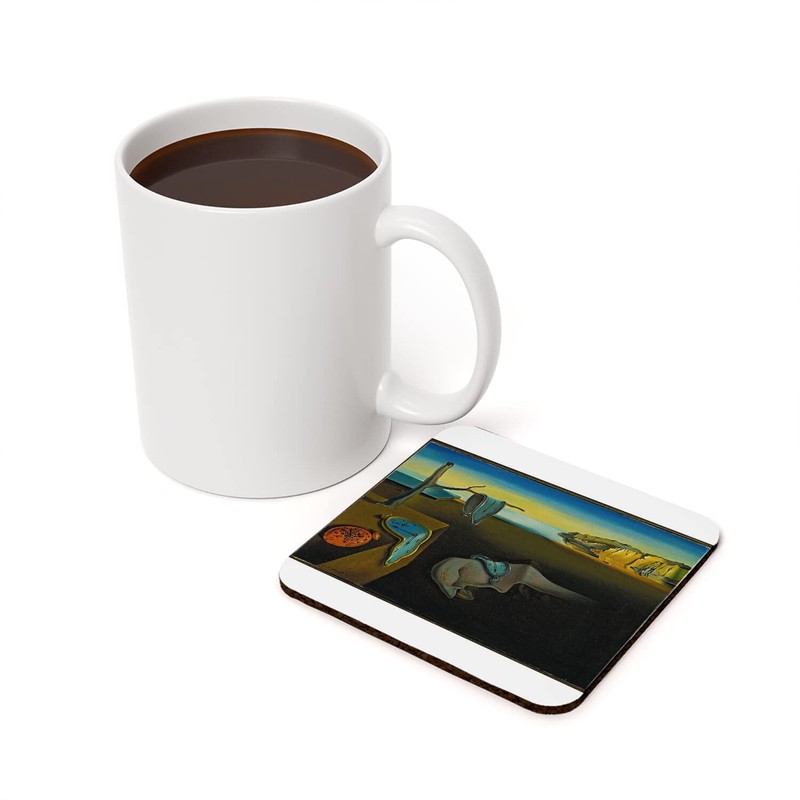 Cork Coaster - Salvadore Dali Persistance of Memory Surrealism -
