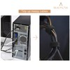 BEADNOVA Reusable Cable Straps Adjustable Cable Ties Cord Wire Organizer