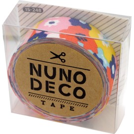 KAWAGUCHI NUNO DECO TAPE Nuno Deco Tape, 0.6 inch (1.5 cm) Wide, 4.7 ft (1.2 m) Roll, 15-248 Multicolor