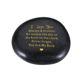 Valentines Anniversary for Him Her，You are My Rock Wedding Anniversary Keepsake Husband Boyfriend Birthday Gifts for Men Women Christmas Stocking Stuffer Engagement Rock Gifts for Fiance Bride Groom
