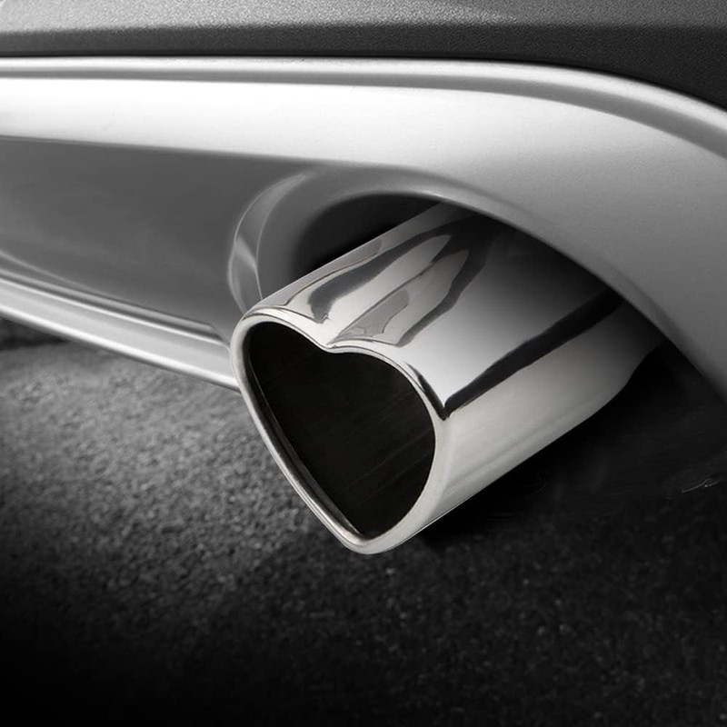 OtpOutopa Car Exhaust Tip 2.5 inch Inlet, Universal Car Exhaust