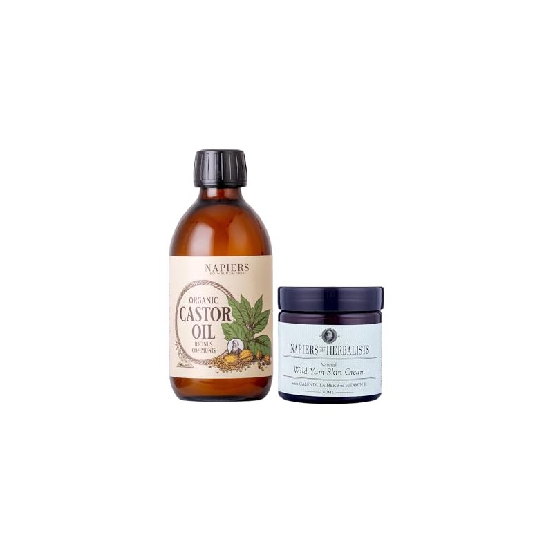 Napiers Wild Yam Cream & Organic Castor Oil Bundle -