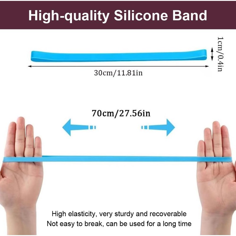 12 Pack Towel Bands for Cruise Chairs, Silicone Towel Clips