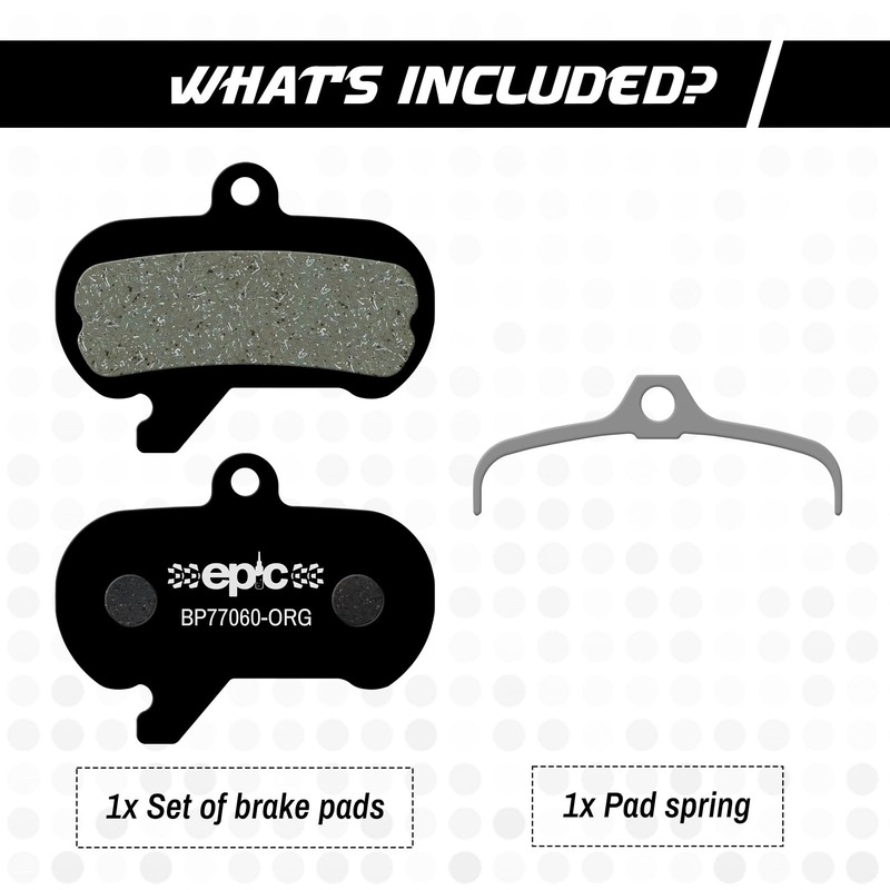 epic Disc Brake Pads for SRAM Maven Brakes | Organic/Resin