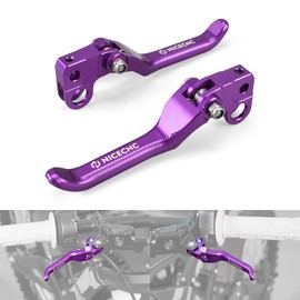 NICECNC Brake Levers Folding Front Rear Brake Levers Compatible with Surron Light bee X/S/ L1E Motorcycle Aluminum CNC Brake Lever Compatible with Segway X160 X260 See Fitment