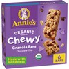 Annie's Organic Chewy Granola Bars, Chocolate Chip, 6 Bars, 5.34