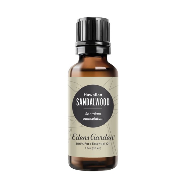 Edens Garden Sandalwood- Hawaiian Essential Oil, 100% Pure Therapeutic Grade (Undiluted Natural/Homeopathic Aromatherapy Scented Essential Oil Singles) 30 ml