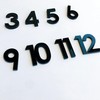 Phocaea - Juego de 12 mini números acrílicos con espejo