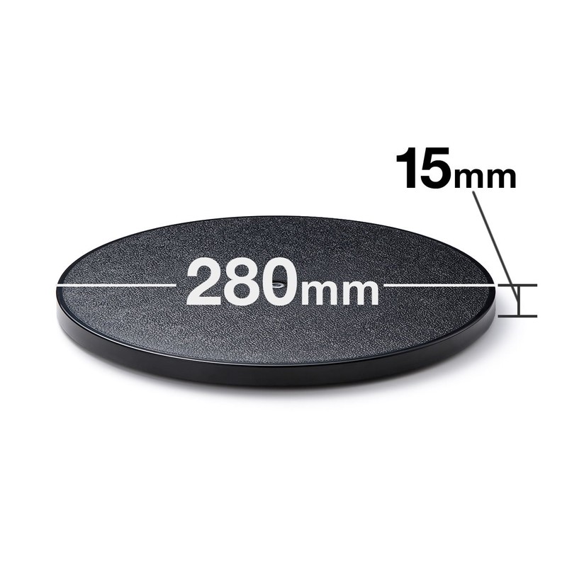 Sanwa Direct 100-CR009 Swivel Stand, Diameter 11.0 inches (28 cm),