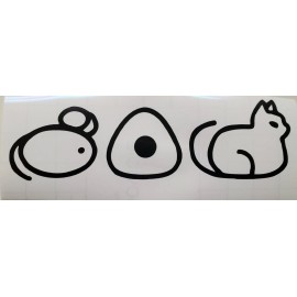 Fruits Basket Tohru/Kyo/Yuki Sticker Vinyl Decal Great for Windows Waterproof!