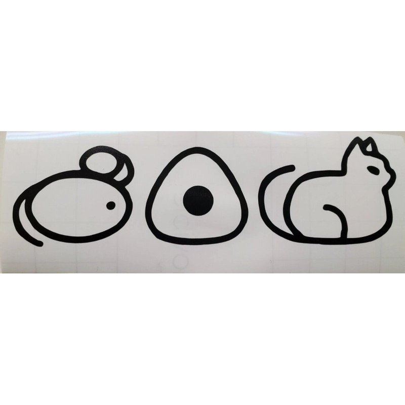 Fruits Basket Tohru/Kyo/Yuki Sticker Vinyl Decal Great for Windows Waterproof!