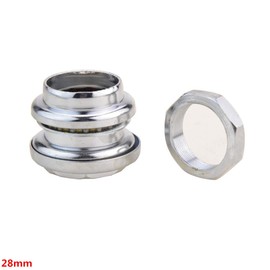 GOOFIT 28mm Motorcycle Steering Pressure Ball Direction Column Bearing Steel Bowl Replacement For 110cc-125cc motorbike
