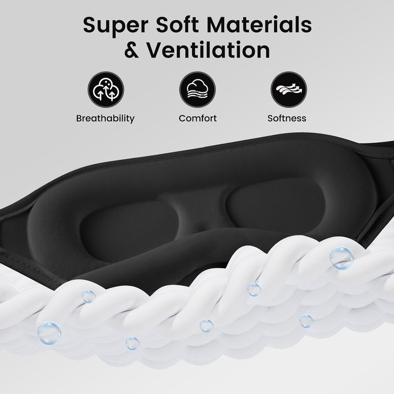 AUDREE- “Audree Eye Mask for Sleeping 3D Contorneado 100% Sleep