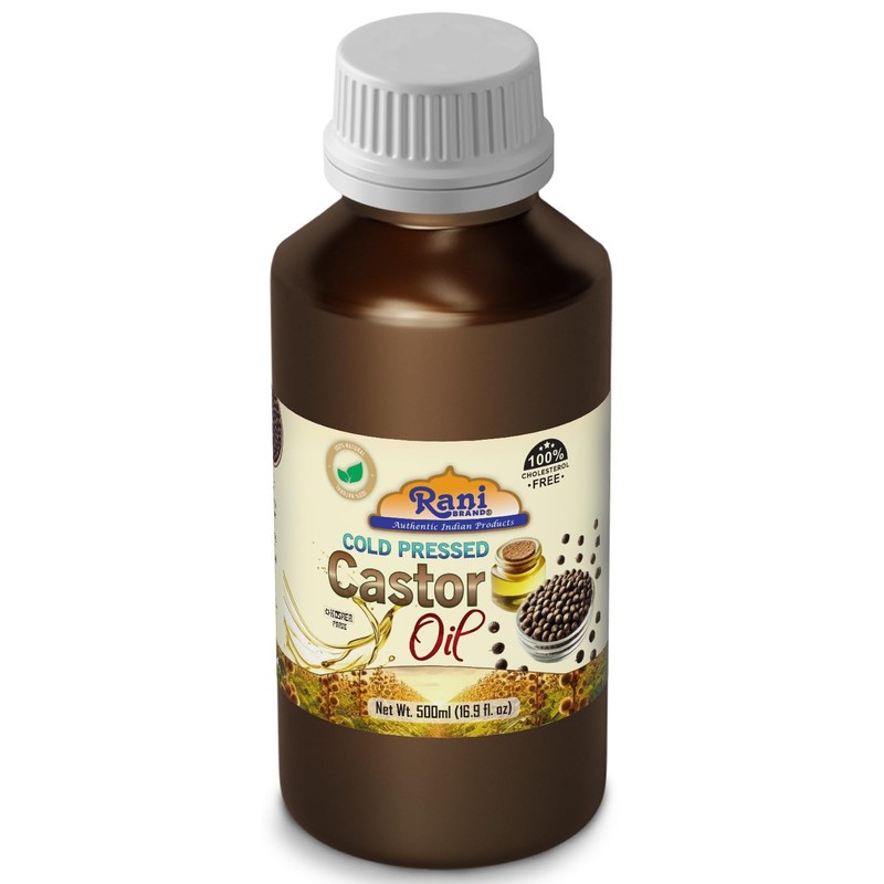 Rani Castor Oil 16.9 Ounce (500ml) Cold Pressed | 100%