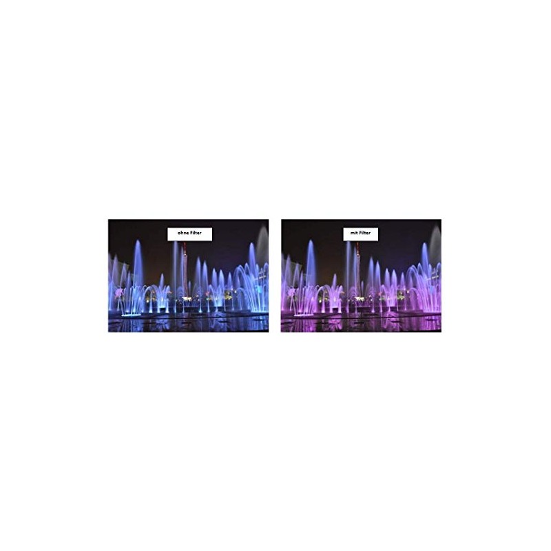 58 mm Professional Gradient Colour Filter Purple Colour Filter Graduated