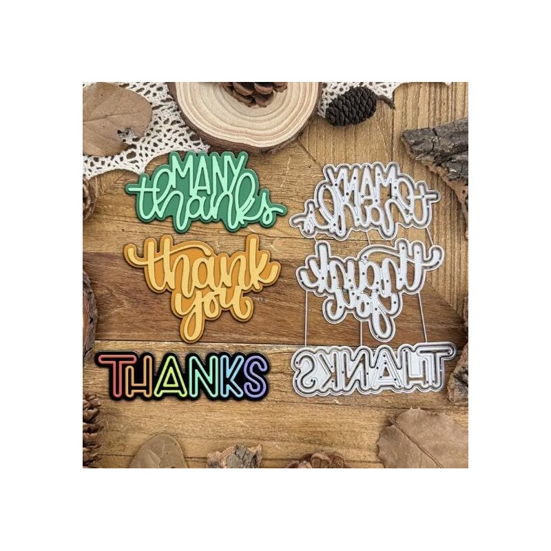 Christmas Elegant Thank You Metal Die Cuts,Spring Sunflower Frame Leaf