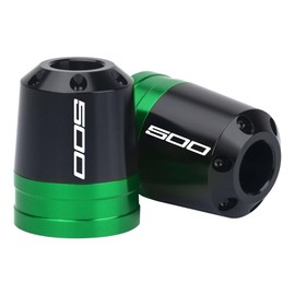 MotHeartCNC Motorcycle Bar End Sliders For Ninja 500 2024 Bar End Weights Bar End Protectors Handlebar Sliders ninja 500 Accessories (Green)
