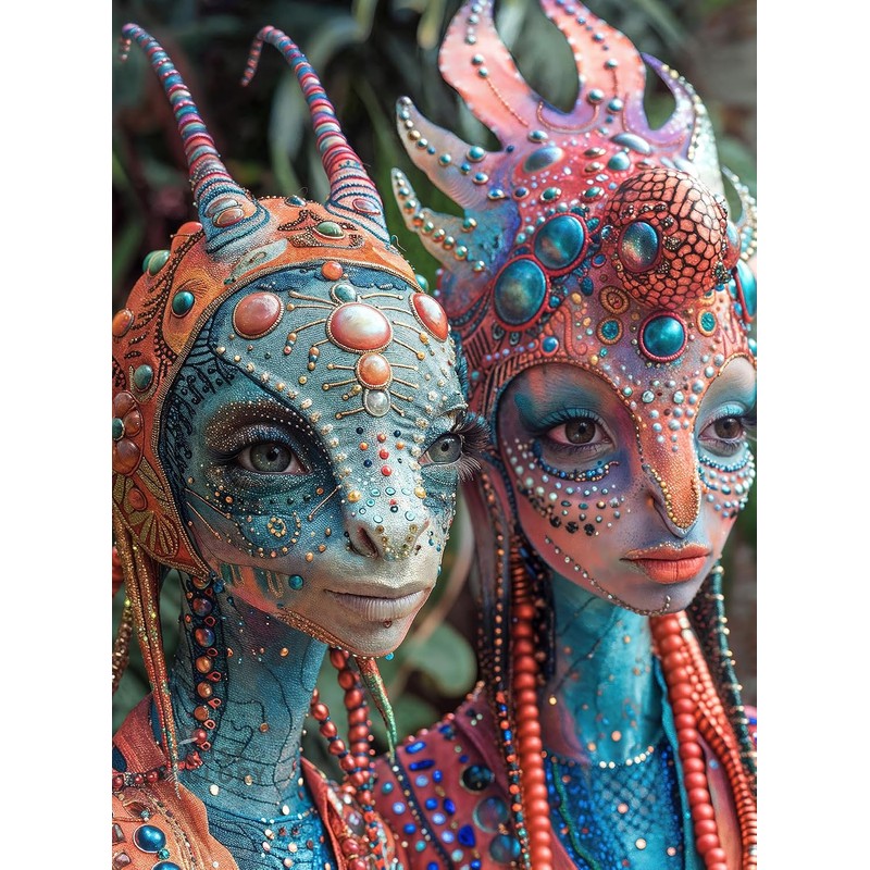 Meet The Aliens Nymira and Dantar - Un rompecabezas de