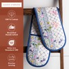 Maison d'Hermine Double Oven Mitts 100% Cotton 7"x35" Double Oven