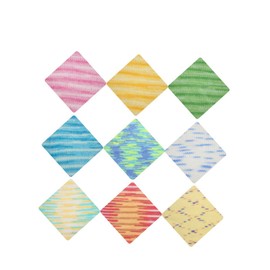 DOITOOL 5 Rolls Multicolor Gradient Cotton Yarn of Three Ply Wool Yarn for Hand Knitting and Crochet for Blankets Accessories and Yellow Green Pink Orange Blue Purple