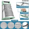 Rainspire Professional Box Grater, Cheese Grater Box for Kitchen Stainless