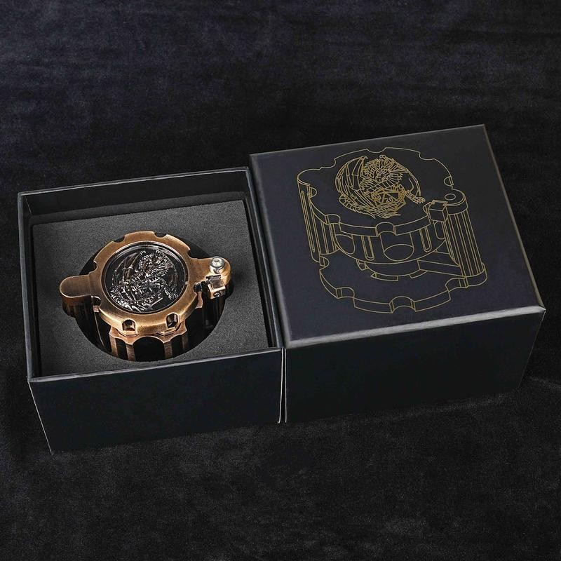 Bear Dice: Rotating Revolver Cylinder Container & 7 Cool Solid