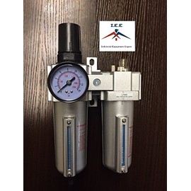 3/4" HEAVY DUTY COMBO PARTICULATE FILTER REGULATOR LUBRICATOR COMPRESSED AIR