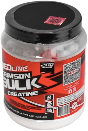 E-COMMERCE ZONE Redline Creatina Monohidratada Crimson Bulk Black Berry 1 Kg