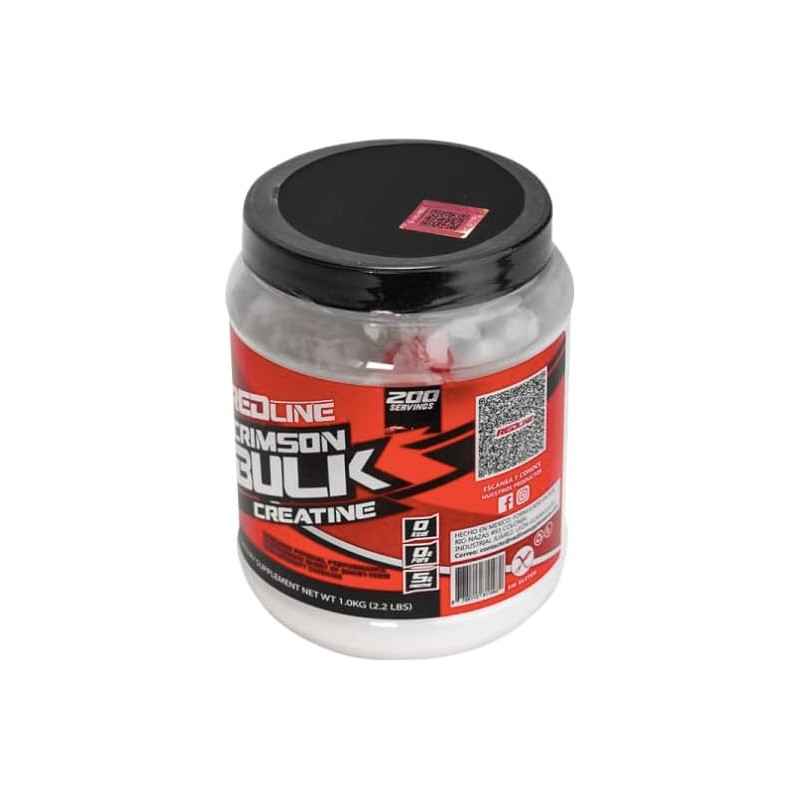 E-COMMERCE ZONE Redline Creatina Monohidratada Crimson Bulk Black Berry 1