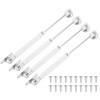 sourcing map 4Pcs Lid Support Hinges, 20N Gas Struts Soft