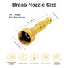 Brass Hose Nozzle Cyprium Brass Water Hose for Garden Hose,