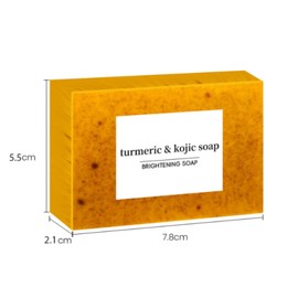 GALHJCZ GALHJCZ Lemon Turmeric Soap Bar 3 Pcs for Face and Body Turmeric Lemon Soap infused with turmeric Extract Soft, gentle and effective
