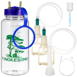 1Set Portable Manual Milking Machine for Cows and Sheep Cattle Milking Equipment Food-Grade Plastic Easy to Use and Clean for Dairy Farms Home Use