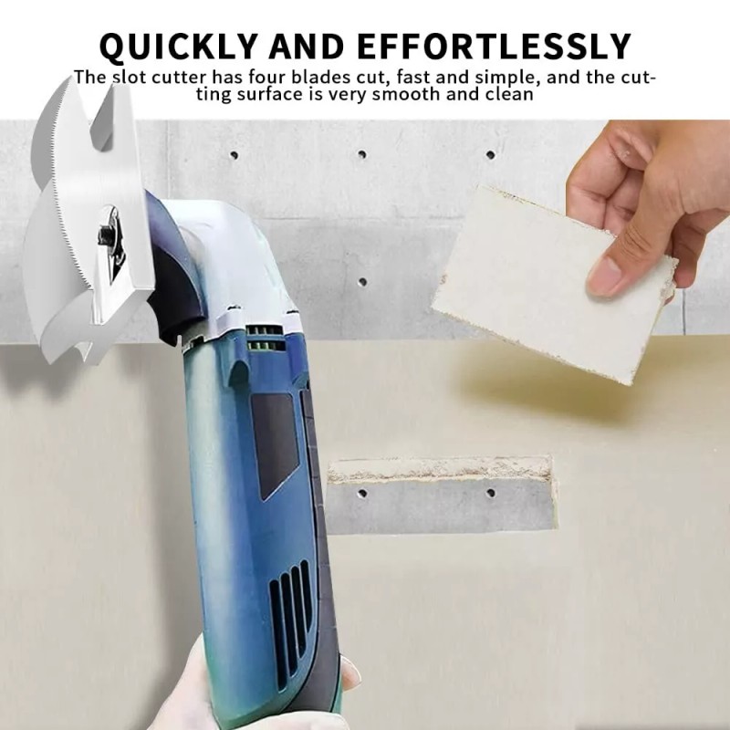 2pcs Stainless Steel Square Cutter for Electrical Box Drywall Outlet