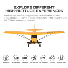 Remote Control Airplane 3D/6G Remote Control Plane 2.4GHz Gliding Aircraft Flight Toys for Adults Kids Boys