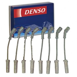 DENSO Spark Plug Wire Set compatible with GMC Sierra 1500 4.8L 5.3L 6.0L 6.2L V8 1999-2013