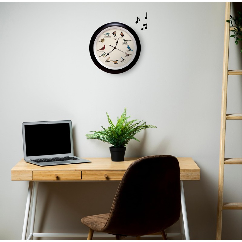 Mark Feldstein, The Original Singing Bird Wall Clock, 13 Inch,