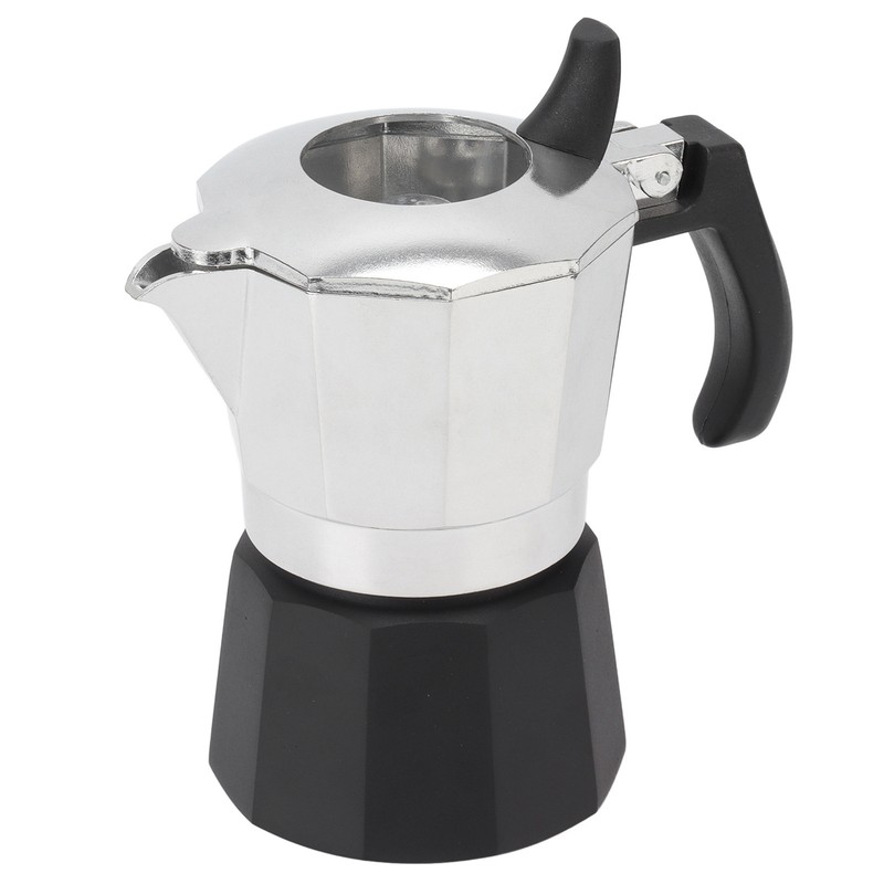 100ml Moka Pot Double Valve High Pressure Black Lower Pot