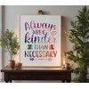 Always Be Kind Stencil Template Reusable for Painting on Walls,
