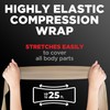 Premium Elastic Bandage Wrap - 2Pack + 4 Extra Clips
