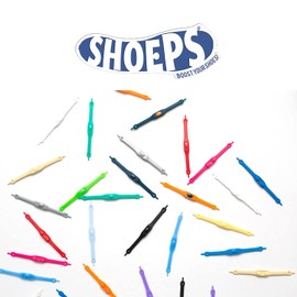Shoeps Elastic Laces, 8 pieces - White, X-Large